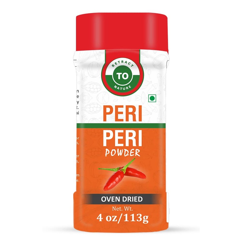 Peri Peri Powder (Birds Eye Chili) - 4 Oz/113 Gm, 100% Pure, Oven Dried, Spicy Chili Powder