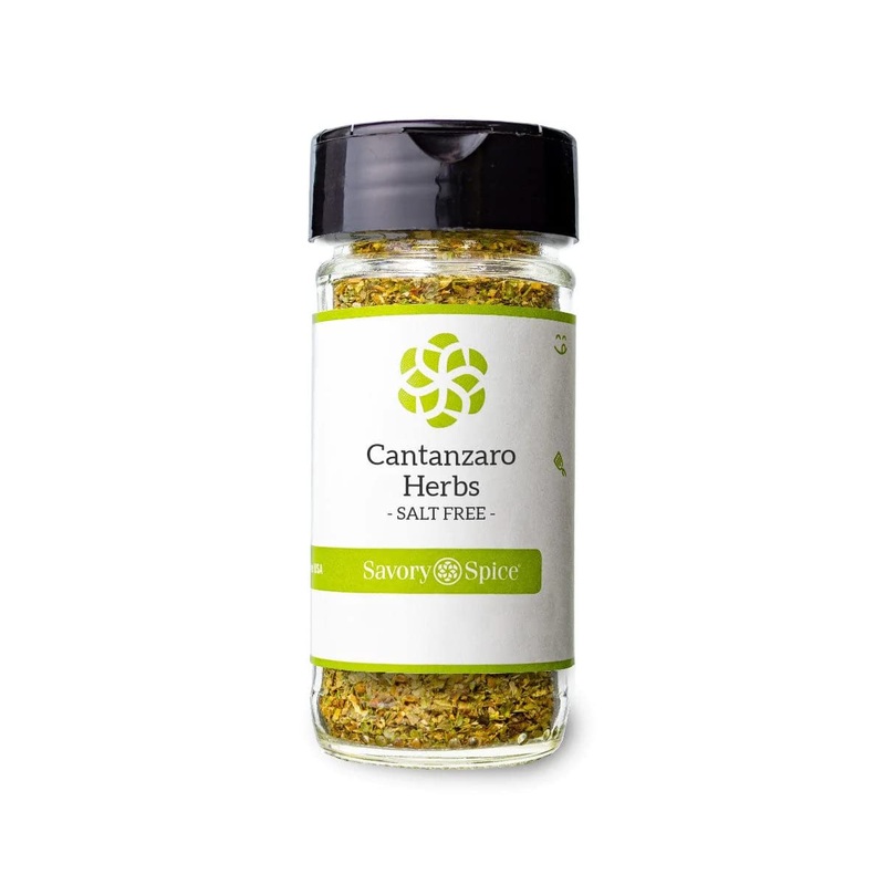 Savory Spice Cantanzaro Herbs - All-Purpose Italian Herb Seasoning With Lemon & Garlic | Salt-Free Italian Spice Blend For Cooki