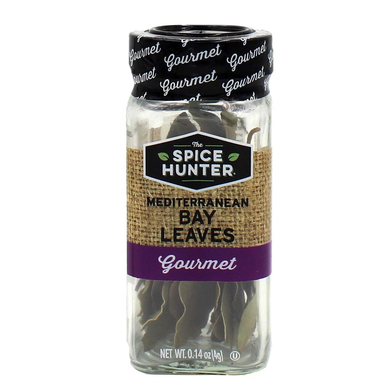 Spice Hunter Mediterranean Bay Leaves, Whole, 0.14-Ounce Jar