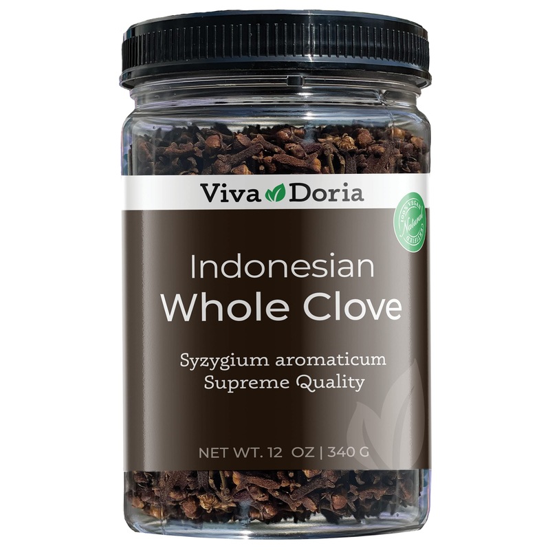 Viva Doria Whole Cloves, Hand Picked Indonesian Clove Buds, 12 Oz (340 Grams)