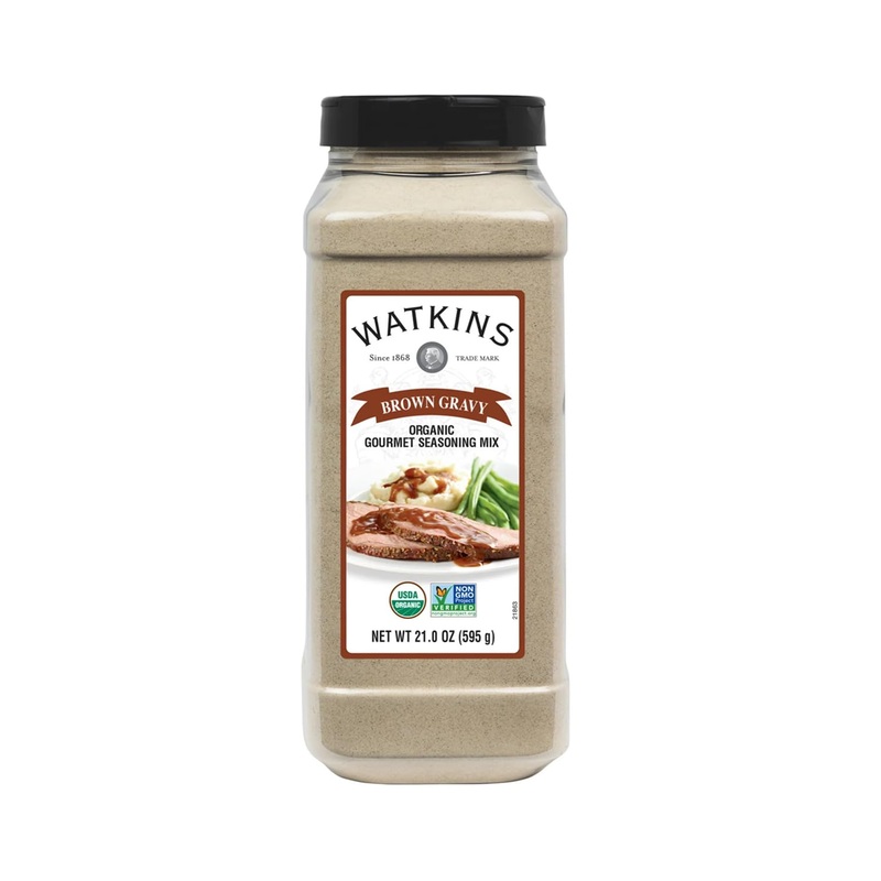 Watkins Organic Brown Gravy Seasoning Mix, 21 Ounce (Pack Of 1)