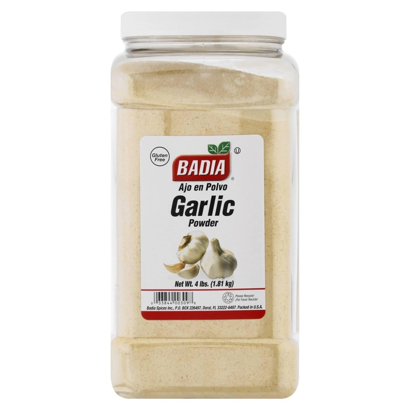 Badia Garlic Powder, Perfect For Cooking, Grilling & Marinades, Premium Quality, Food Service Size , 4 Lbs