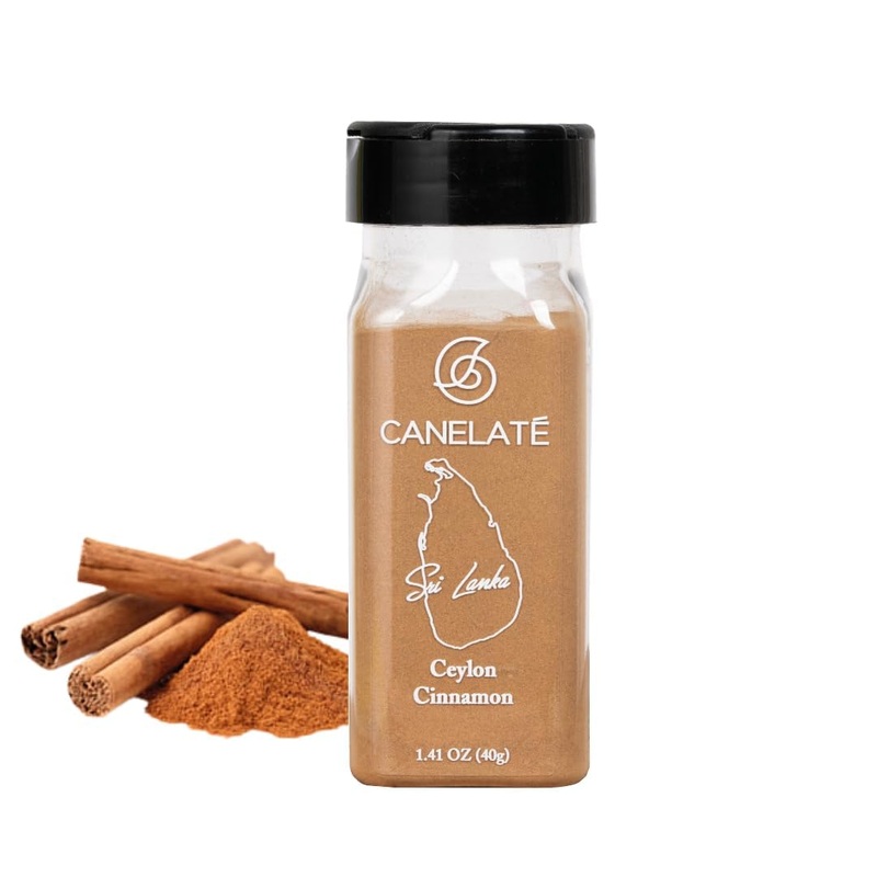 Canelat   Organic Ceylon Cinnamon Powder 40G (1.41Oz) - Packed At The Origin, 100% Pure, Finest Ground Cinnamon From Small Holde