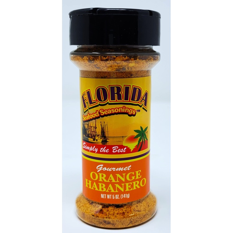 Florida Seafood Seasonings Gourmet Orange Hanero Rub 5Oz Simply The Best