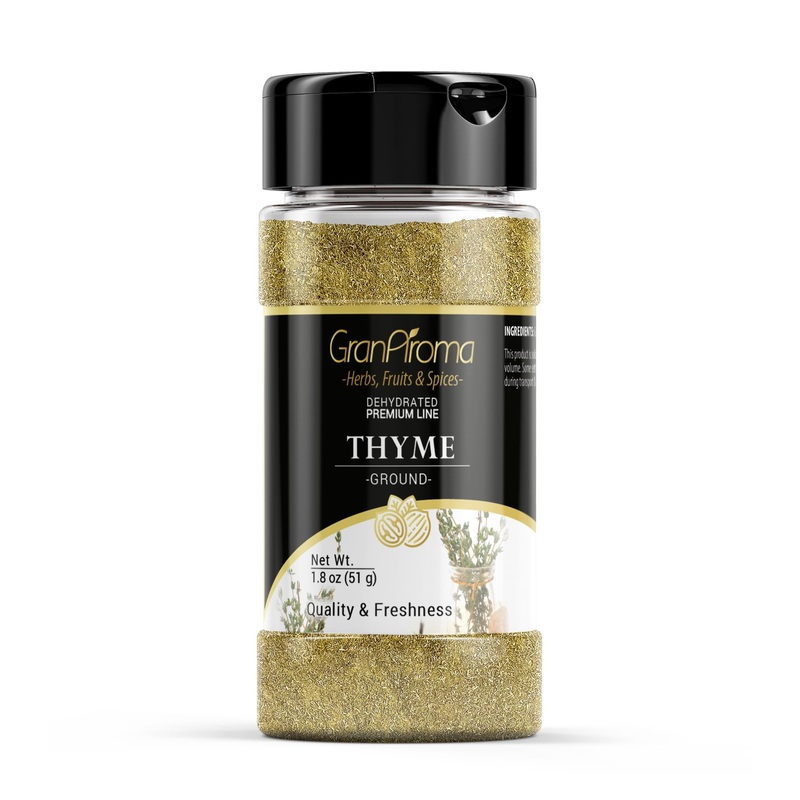 Granaroma Ground Thyme, 1.8 Oz, Traditional Herb, Aromatic