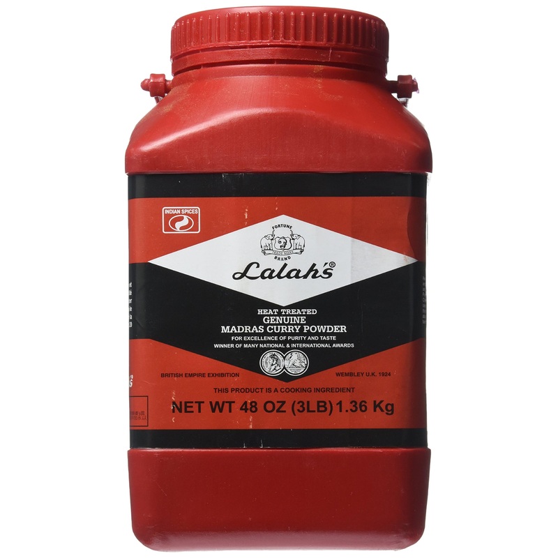 Lalah'S Heated Indian Curry Powder 3 Lb Large