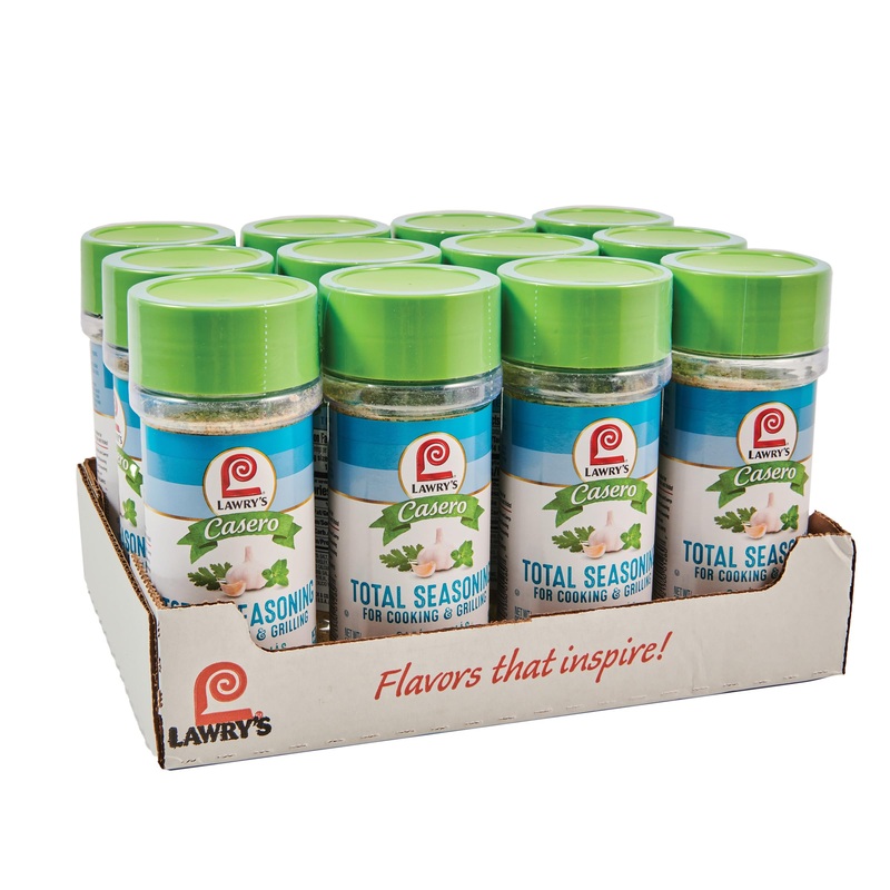 Lawry'S Casero Total Seasoning, 10.75 Oz (Pack Of 12)
