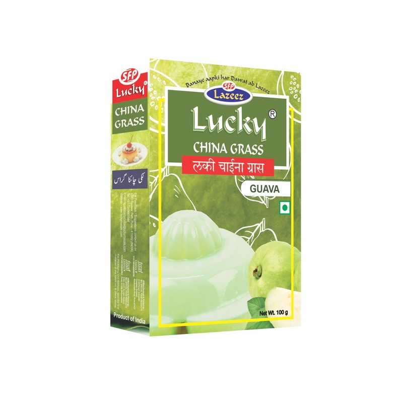 Lucky China Grass (Guava Flavor 100 Gm)[Pack Of 5]