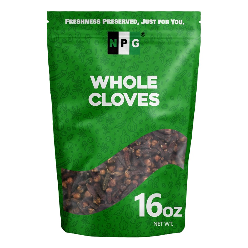 Npg Premium Whole Cloves Buds 16 Ounces, Strong Aroma And Flavor Cloves For Tea, Potpourri, Baking, Pomander Balls, Meats, And P