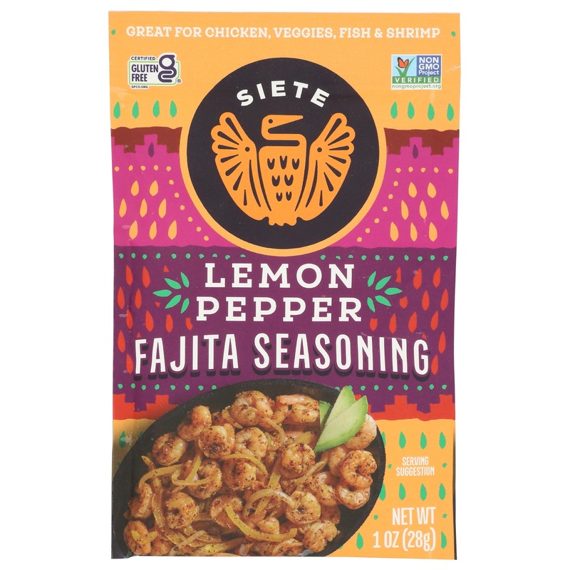 Siete Seasoning Lmn Pep Fajita 1 Oz