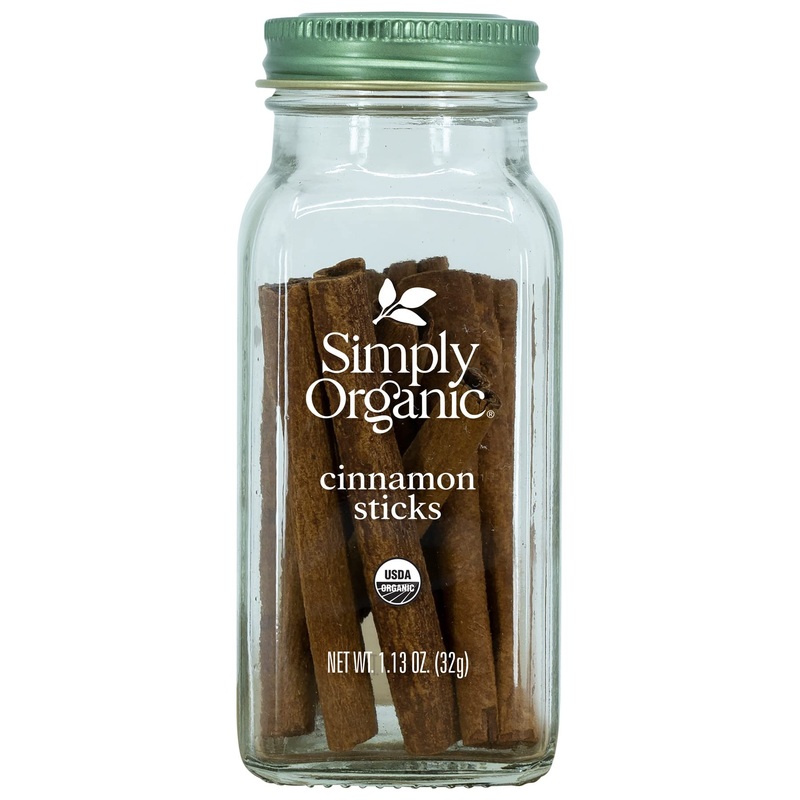 Simply Organic Cinnamon Sticks, Certified Organic | 1.13 Oz | Pack Of 6 | Cinnamomum Burmannii (Nees & T. Nees) Blume