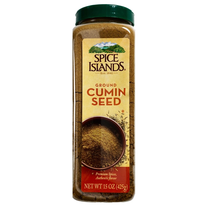 Spice Islands Ground Cumin Seed Herb Premium Authentic Flavor, 15 Ounce