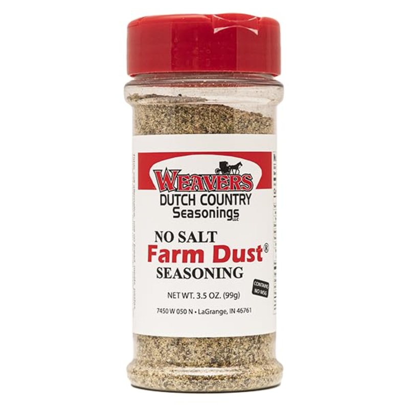 Weavers Dutch Country Farm Dust Seasonings No Msg (No Salt, 3.5Oz)
