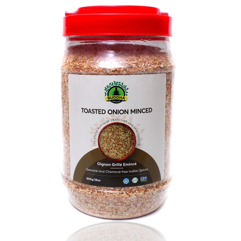 Buddha Spices Inc. Toasted Onion Minced - 800G (28 Oz)