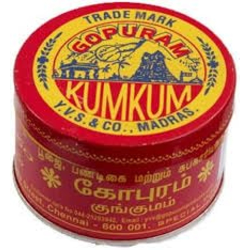 Darkred 50 Gm Kumkum Tin