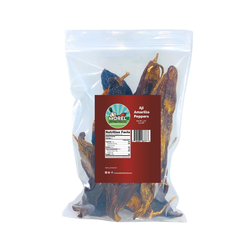 Dried Aji Amarillo Pepper (Chile Amarillo) Wt: 2 Oz, 4 Oz, 8 Oz, 1 Lb, 2 Lb, 5 Lb And 10 Lb! (4 Oz)