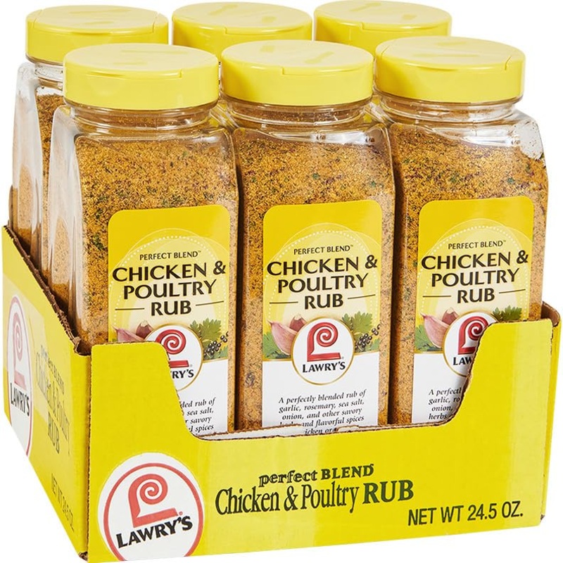 Lawry'S Perfect Blend Chicken & Poultry Rub, 24.5 Oz (Pack Of 6)