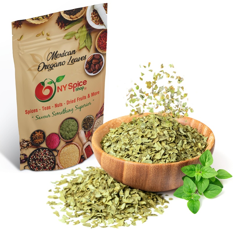 Ny Spice Shop Mexican Leaves Dried Oregano Bulk - 3 Pound Oregano Dried Leaf - Fresh Oregano Seasoning - Oregano Leaves - Dry Or