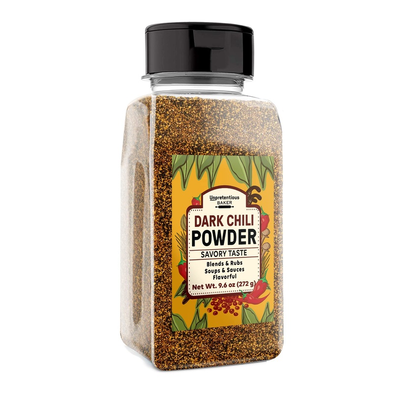 Unpretentious Dark Chili Powder, 9.6 Oz, Soups & Sauces, Savory Chile Taste, Flavorful