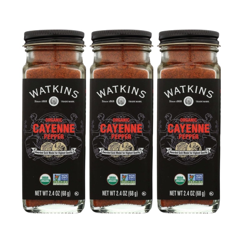 Watkins Organic Cayenne Pepper, 2.4 Ounce, 3 Count