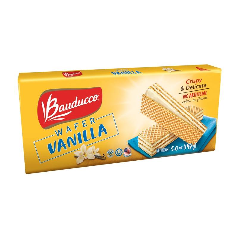 Bauducco Wafer Cookies - Crispy Wafers - 3 Creamy Layers - No Artificial Flavors (Pack Of 6) (Vanilla, 30 Oz (Pack Of 6))