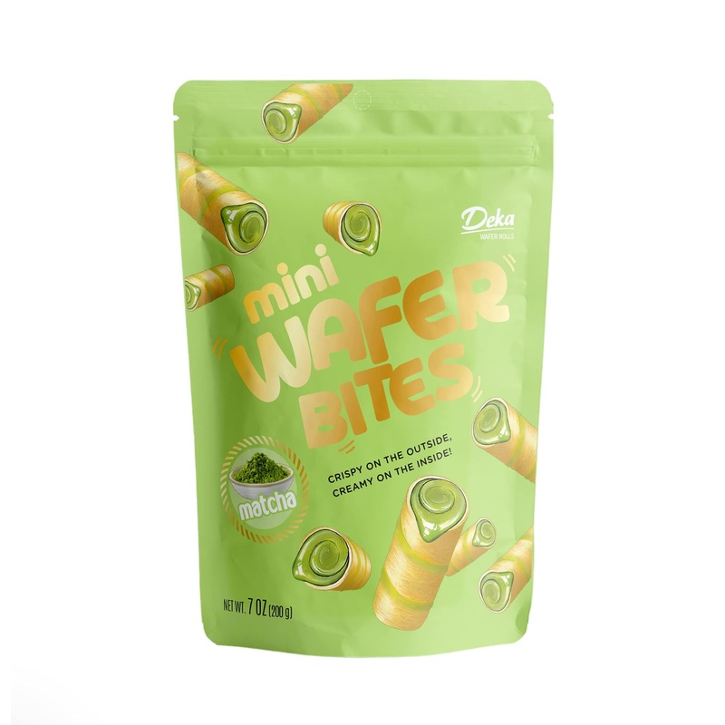 Deka Mini Wafer Bites (Pack Of 12, Matcha)