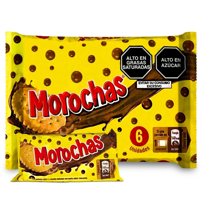 Galletas Peruanas De Chocolate Y Vainilla Morochas | Peruvian Morochas Cookies 6 Units