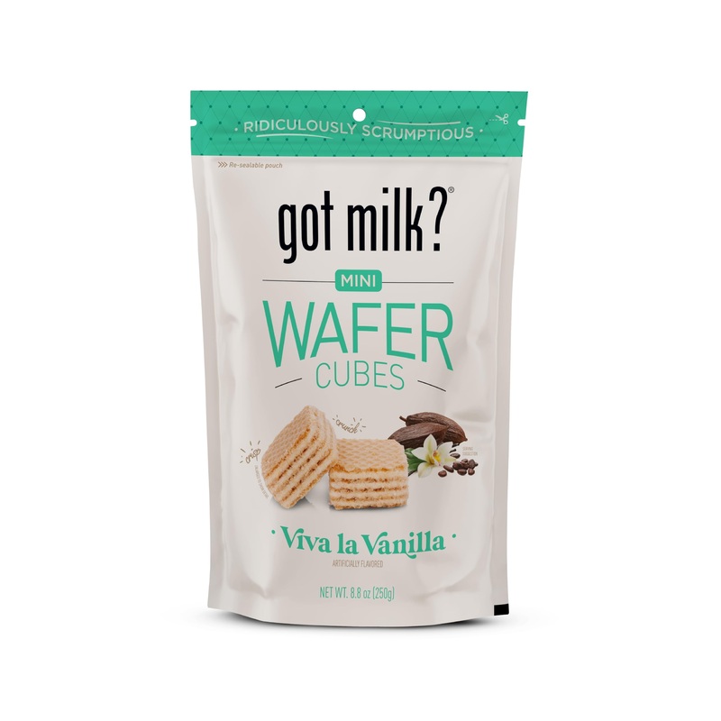 Got Milk Very Vanilla Wafer Cubes, Delicious Wafer Squares For Dessert Or Snack, 8.8 Oz.