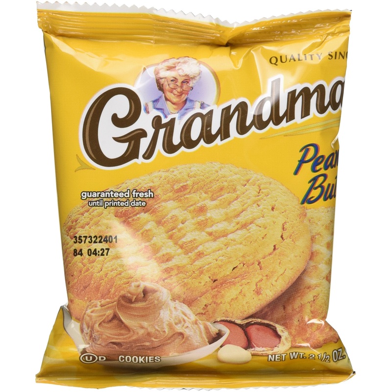 Grandmas Homestyle Peanut Butter Cookies 2.5 Ounces Case Of 33