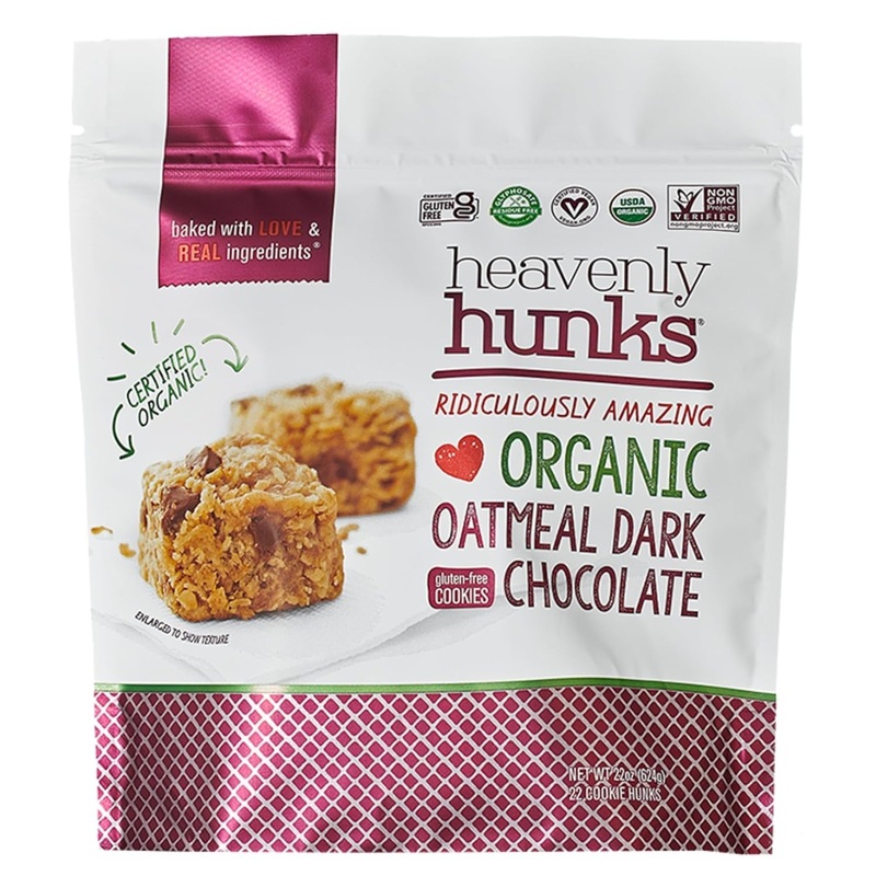 Heavenly Hunk Organic Oatmeal Dark Chocolate Chip - 22Oz Bag