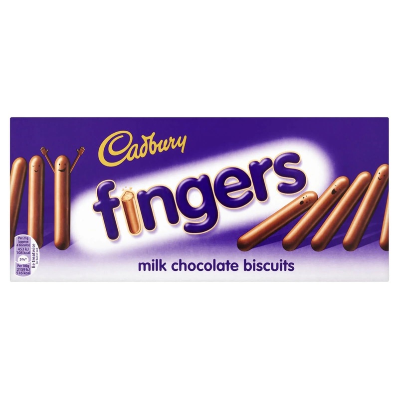 Cadbury Milk Chocolate Fingers - 114G