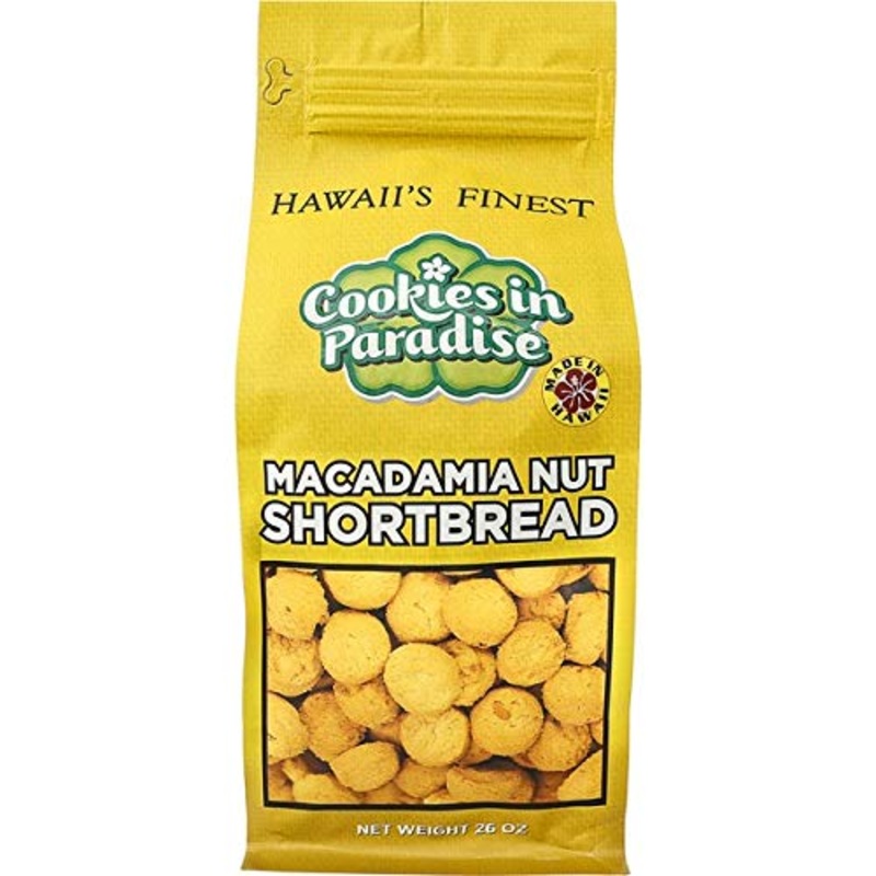 Cookies In Paradise Macadamia Nut Shortbread Cookies 26 Oz.