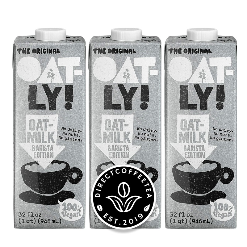 Direct Coffee Tea Est 2019 Oat Milk Value Bundle - Barista Edition, 3-Pack Non-Dairy Creamer For Coffee, Vegan, Dairy-Free & Glu