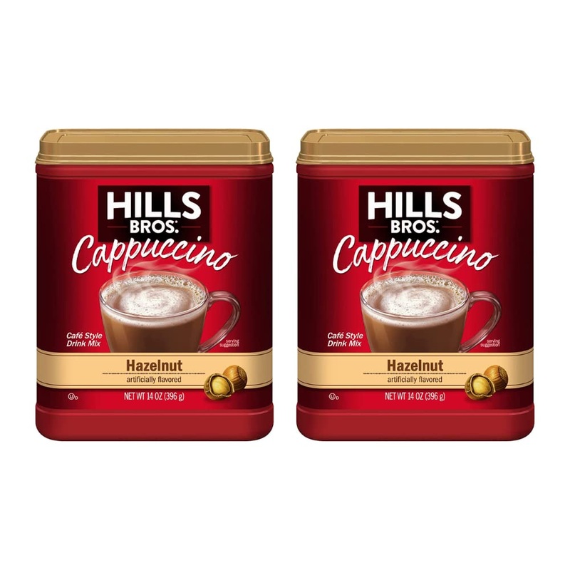 Hills Bros. Flavor Coffee (Hazelnut, 14 Ounce (Pack Of 2)
