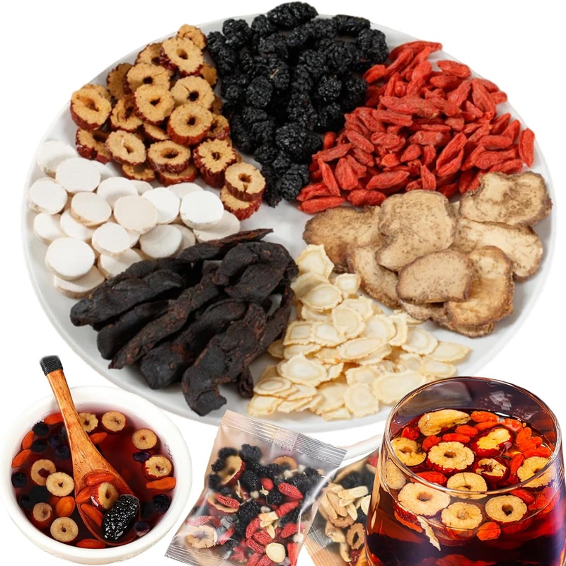 Megacephalus Kidney Tea Formula - 30 Bags of Ginseng Five Treasures for Natural Herbal Kidney Cleanse - Healthy Detox for Men & Women