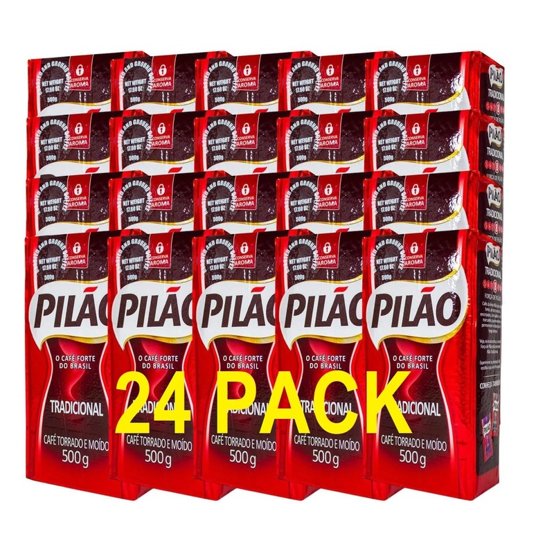 Pilo Roasted And Ground Coffee - 17.6 Oz - Caf   Pilo Torrado E Mo  Do - 500G