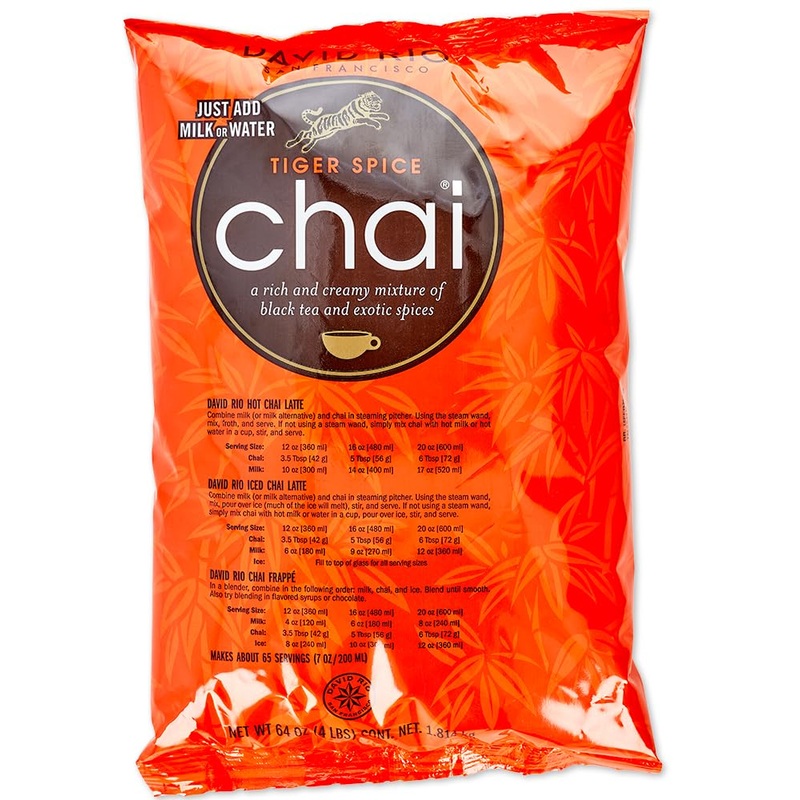David Rio Food Service Bag Tiger Spice Chai, 1 Pack (1 X 1.8 Kg)