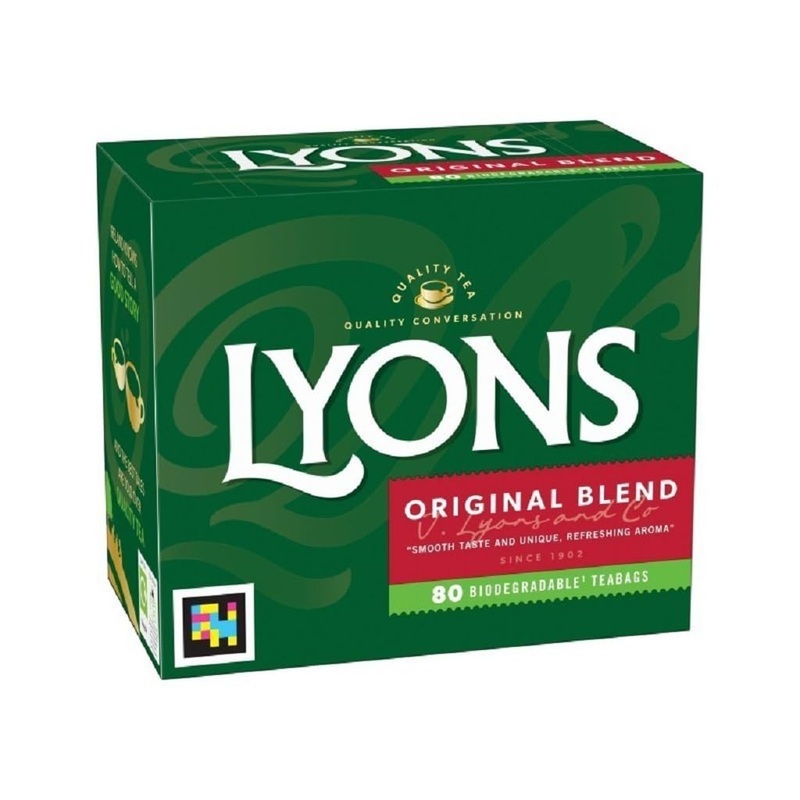 Lyons Pyramid Tea, Original Blend, Tea Bagss, 80-Count Package (Pack Of 3)