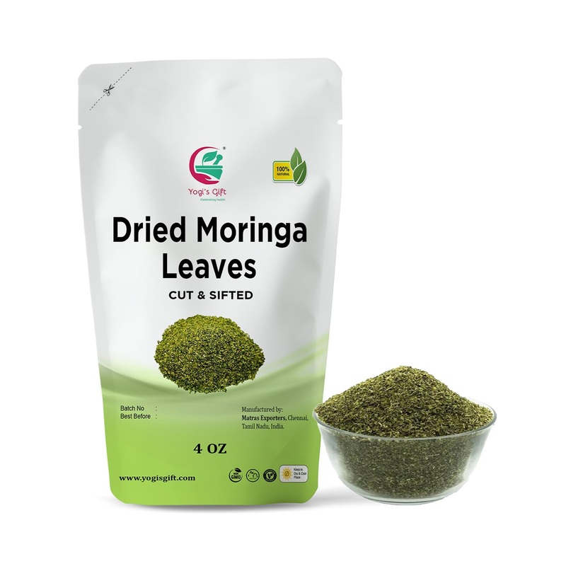 Moringa Leaves Loose 4 Oz | Make Tea, Springle On Salad, Ground And Use It | 100% Natural Moringa Leaf Only No Stems | Te De Mor