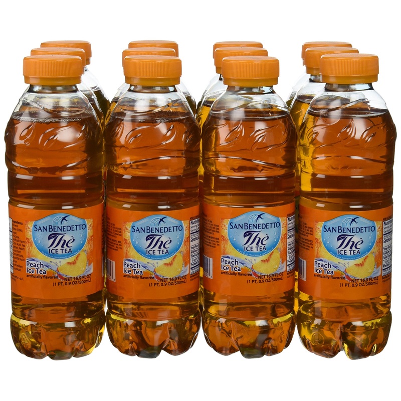 San Benedetto Peach Ice Tea (Pack Of 24) - 16.9 Fl Ounce Each