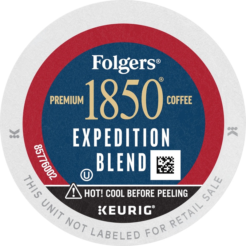 1850 By Folgers Pioneer Blend Medium Roast Coffee, 96 Keurig K-Cup Pods, 24 Count (Pack Of 4)