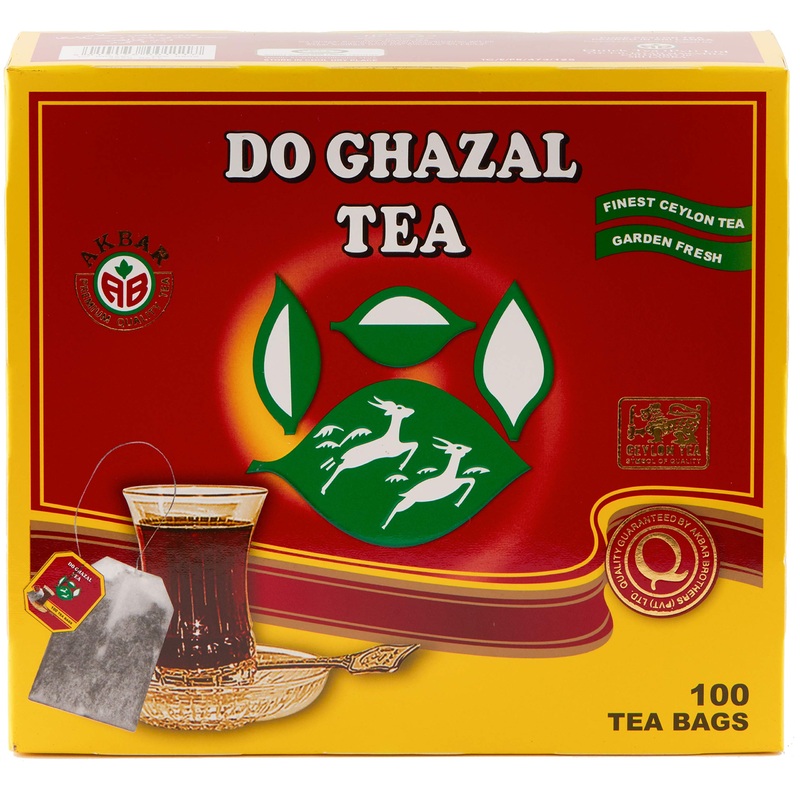 Do Ghazal Super Ceylon Black Tea Bags - 100 X 2G Teabags