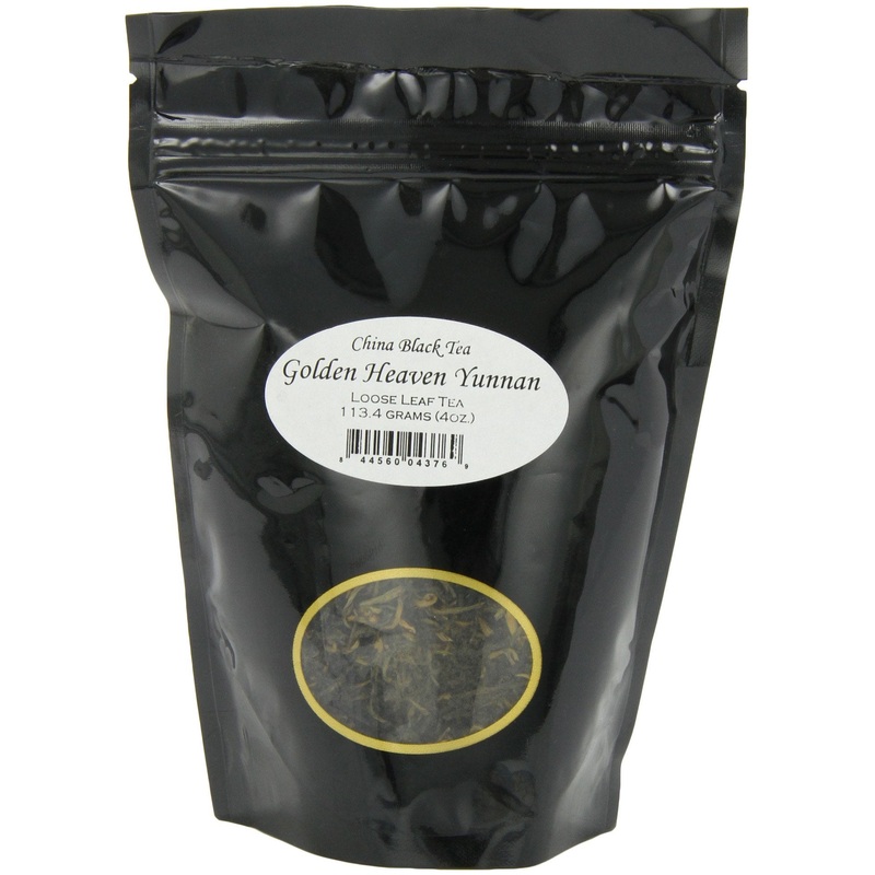 English Tea Store Loose Leaf, Golden Heaven Yunnan China Black Tea, 4 Ounce