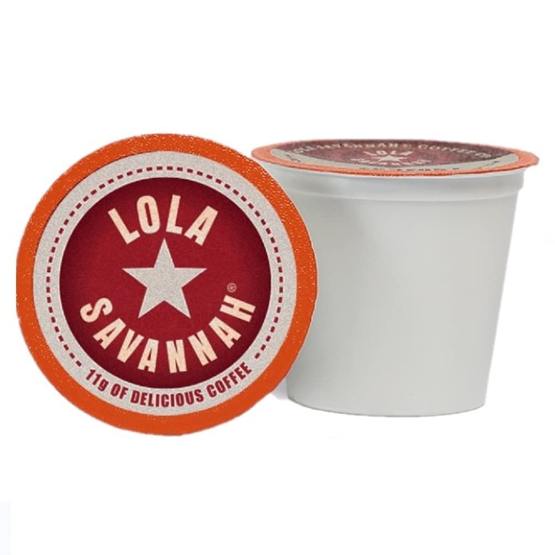 Lola Savannah Banana Nut Caffeinated Coffee Pods Flavored Coffee In Pod Shaped Containers, 50 Count