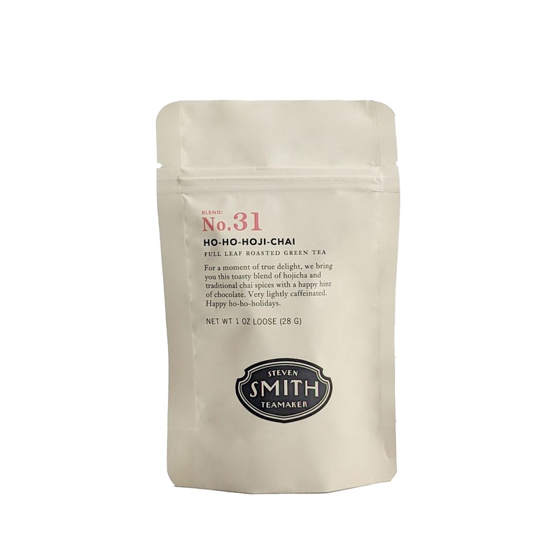 Smith Teamaker Ho-Ho-Hoji-Chai No. 31, Green Tea Blend, Caffeinated, Sugar-Free, Sustainably Grown, Organic Full Leaf Tea, Loose