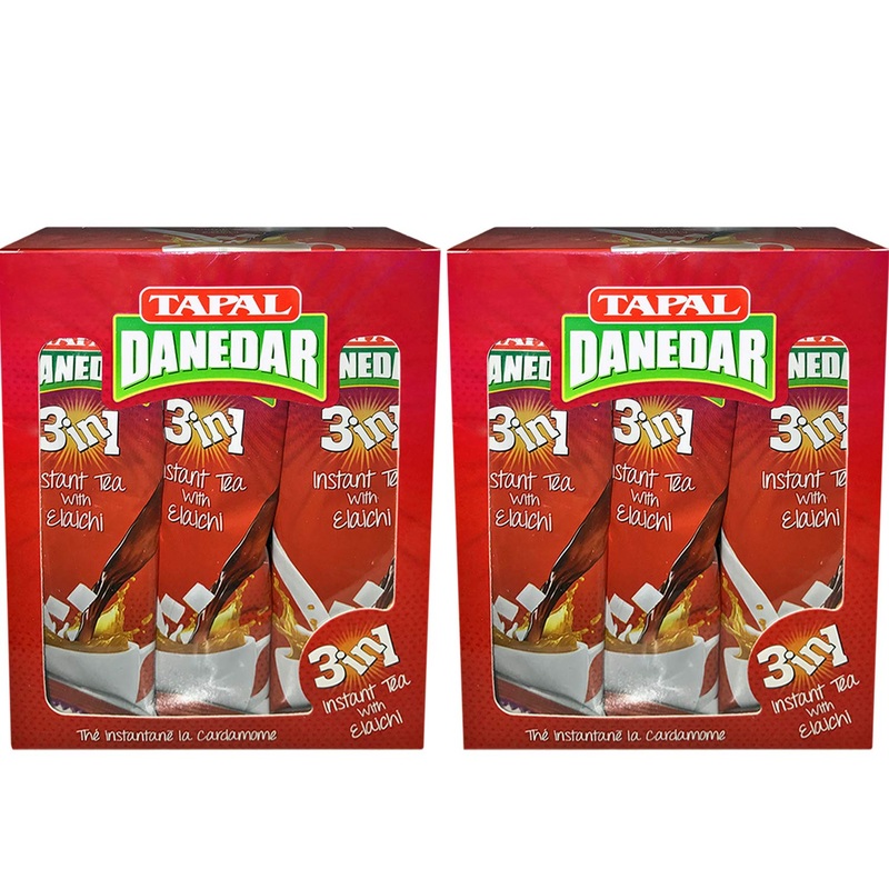 Tapal Danedar - Instant Tea 3In1, (Elaichi) Cardamom (2 Pack), 20 Sachets