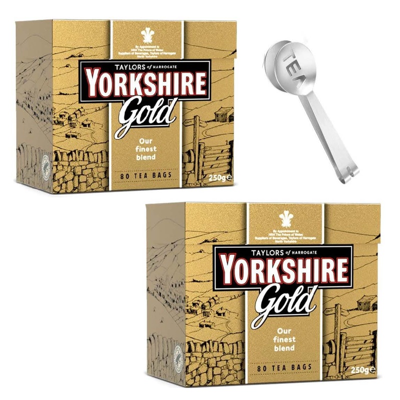 Taylor'S Of Harrogate Yorkshire Gold English Breakfast Tea, 160 Teabags + Tea Spoon, Large, 1.6E+2 Count