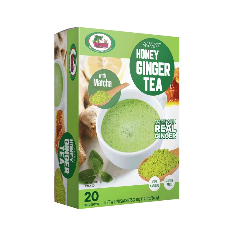 Tropique Instant Honey Ginger Matcha Tea (12.6986 Fluid Ounces) - Grocery > Tea