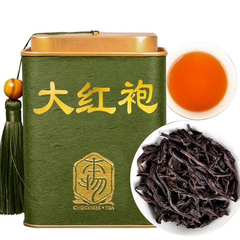 Xixicha Fruity Da Hong Pao Tea Dahongpao Oolong Tea 4.23Oz/120G China Wuyi Mountain Oolong Tea Big Red Robe Tea Oolong Tea Loose