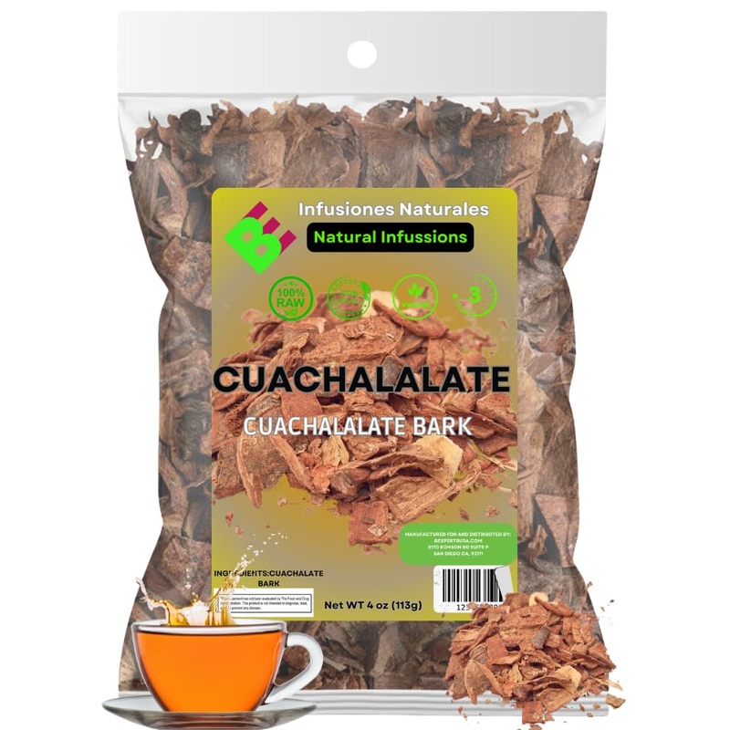 B-Experts Cuachalalate Herbal Tea 4 Oz-113G. Mexican Cuachalala, Cuachalalate Herbal Tea Wildcrafted (Juliana Adstringens) | 100